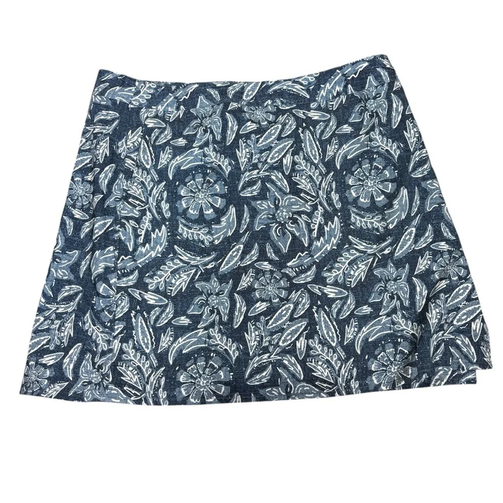 RipSkirt Hawaii Wrap Skirt Blue Flora Rustica Length 1 Women’s Size XL Cover Up